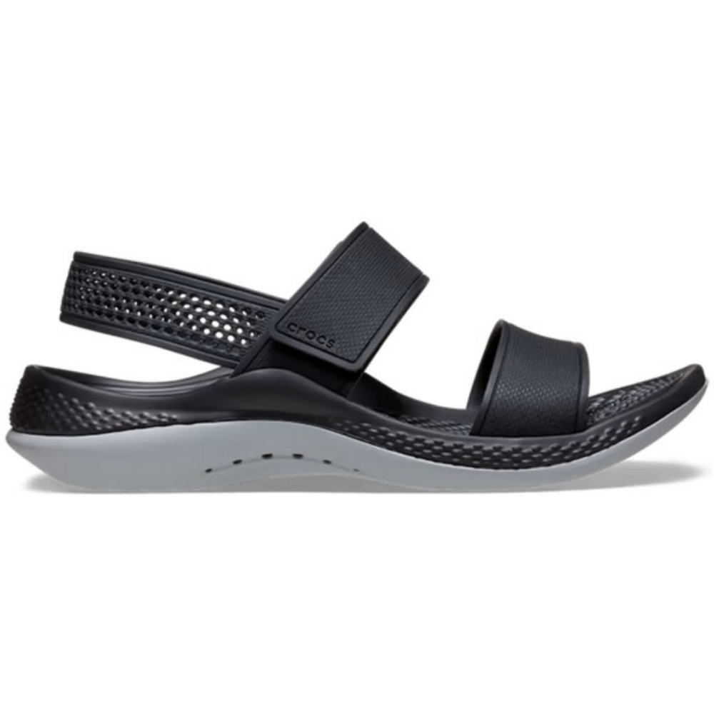 Crocs NWT LiteRide 360 Sandal Size W11 Black/Grey